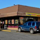 Photograph of Robin's Donut Shop.