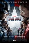 Poster for Captain America: Civil War.
