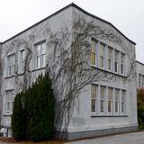 Photograph of Mathematics Building.