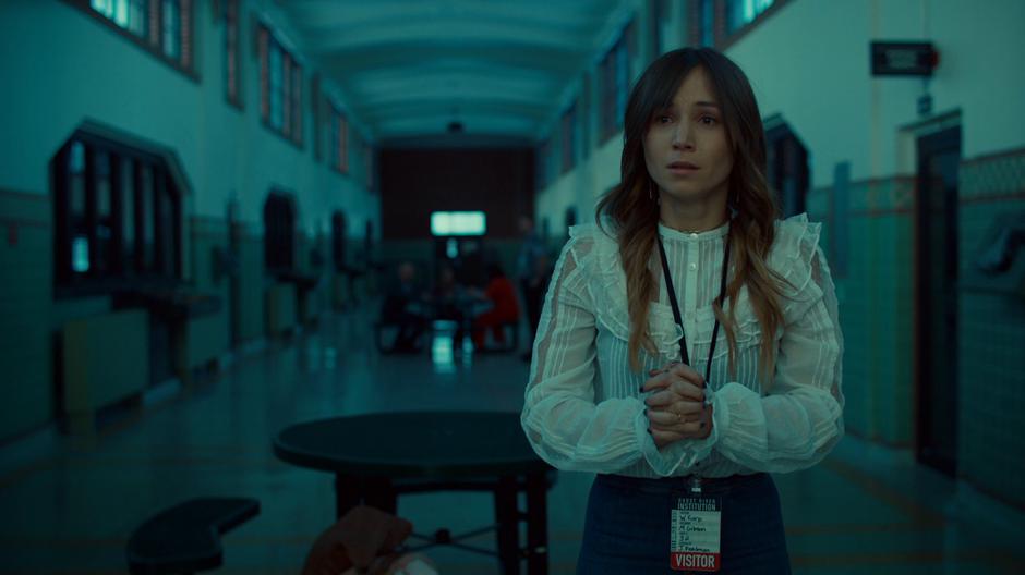 Waverly watches as her mother is dragged away screaming.