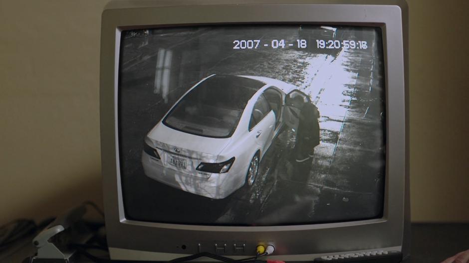 Tyrone is clearly visible on security footage breaking into the car.