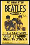 Poster for The Beatles at Shea Stadium.