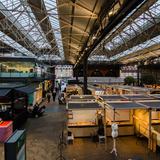 Photograph of Spitalfields Market.