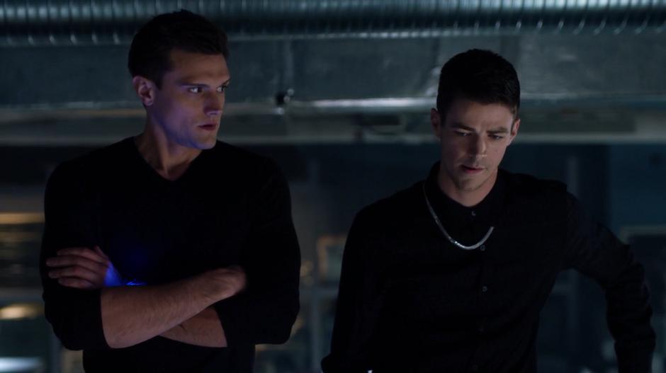 Ralph talks to Barry about the upcoming heist.