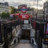 Photograph of Charing Cross Underground Station.