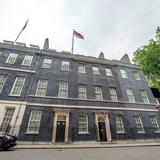 Photograph of 10 Downing Street.