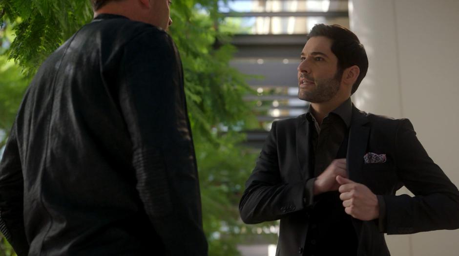 Lucifer puts his phone away and asks Marcus where he thinks Abel would go.