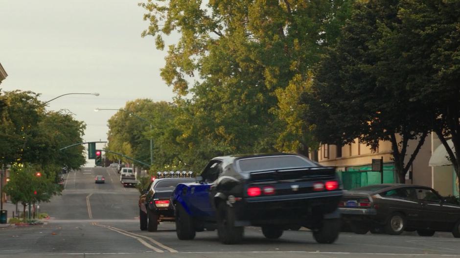 Shatter and Dropkick continue down the road towards the signal.