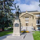 Photograph of Memorial Park Library.