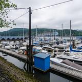 Photograph of Reed Point Marina.