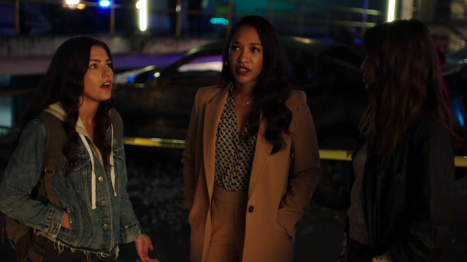 Allegra expresses her disbelief that she was the last to learn the Flash's true identity after Iris tells her that Kamilla has known for months.