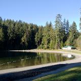 Photograph of Sasamat Lake.