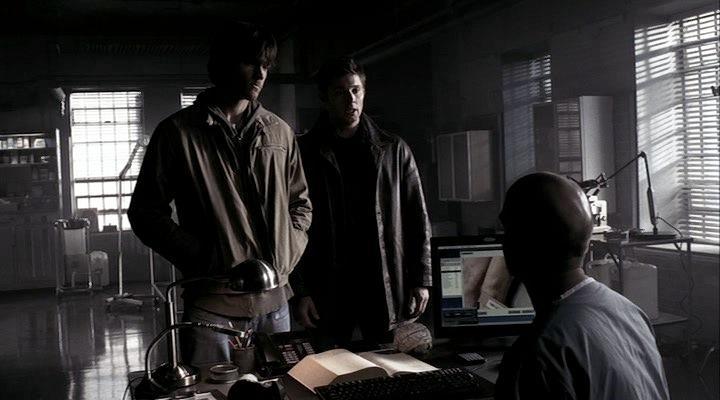 Sam & Dean try and convince the coroner to show them Steven Shoemaker's body.