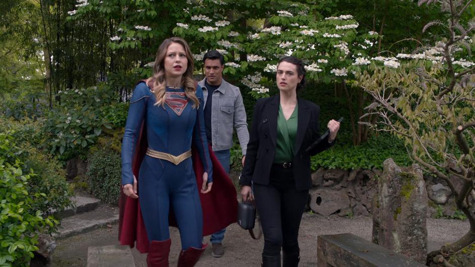 William follows Kara and Lena as they search for the plants needed for the spell.