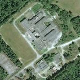 Satellite image of the facility before it was torn down. 