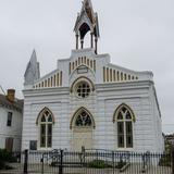 Photograph of St. James AME Church.