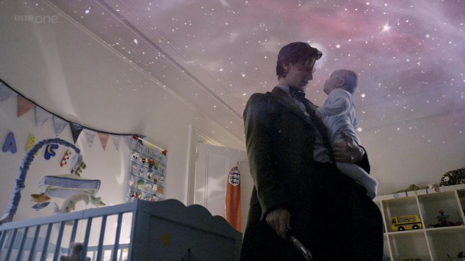 The Doctor comforts Craig's son with a star show.