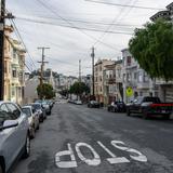 Photograph of Filbert Street (between Jones & Taylor).