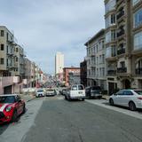 Photograph of Stockton Street (between Sacramento & California).