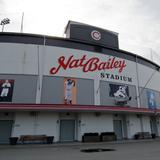 Photograph of Nat Bailey Stadium.