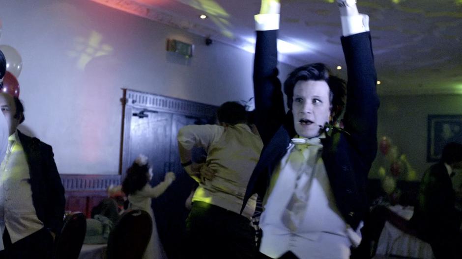 The Doctor is a really bad dancer.