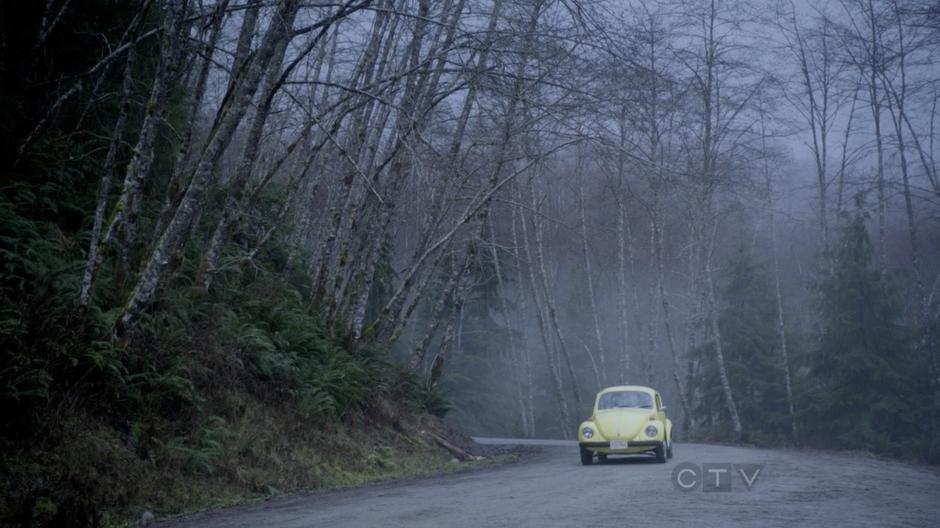 Ruby drives to the bride in Emma's car.