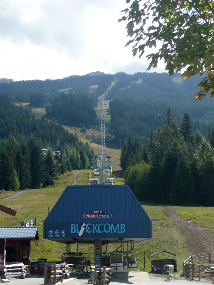 The Blackcomb Gondola during the summer.