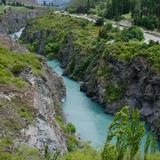 Photograph of Kawarau River (near Kawarau Suspension Bridge).