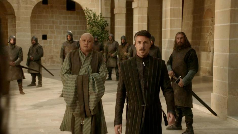 Varys and Littlefinger inform Ned about the progress of their scheme.
