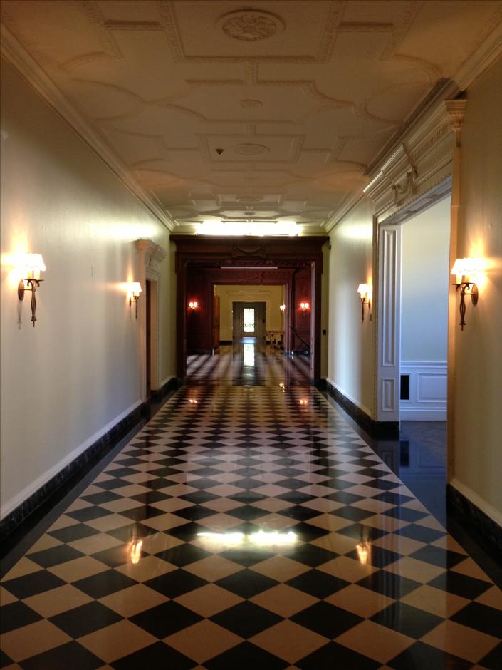 Greystone hallway