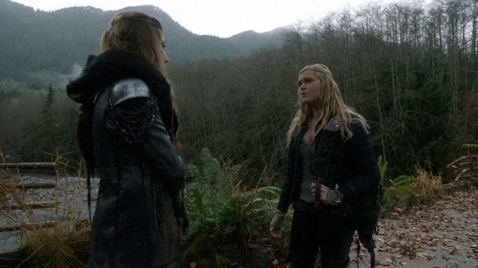 Anya and Clarke attempt to negotiate a peace.
