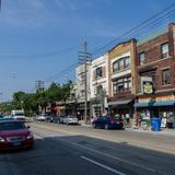 Photograph of Queen Street East (between Booth & Logan).