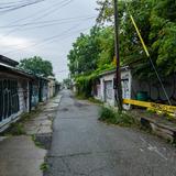 Photograph of Alley (south of College, west of Markham).
