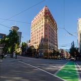 Photograph of West Hastings Street & Cambie Street.