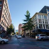 Photograph of Water Street & Cambie Street.