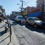 Photograph of Baldwin Street (between Augusta & Kensington).