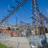 Photograph of Bridgman Transformer Station.