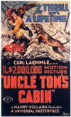 Poster for Uncle Tom's Cabin.