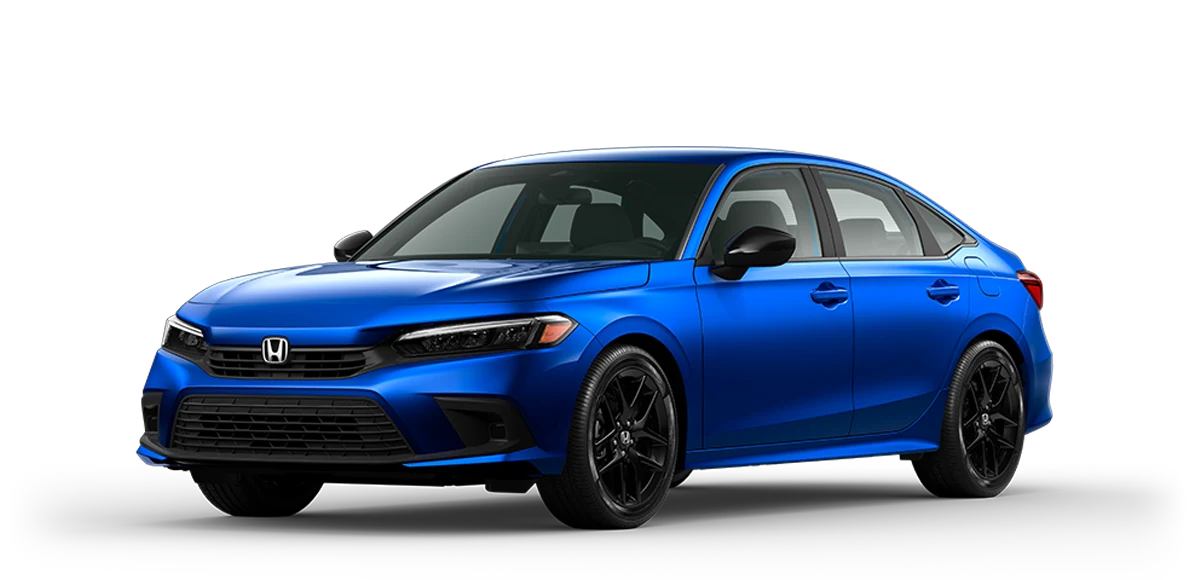 2022 Honda Accord Sedan Sport 1.5L Auto shown 2023 Honda Civic Sedan Sport shown