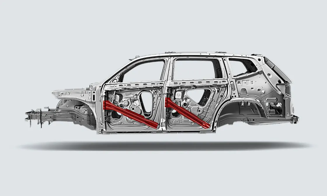 2021 Volkswagen Atlas Safety cage rendering