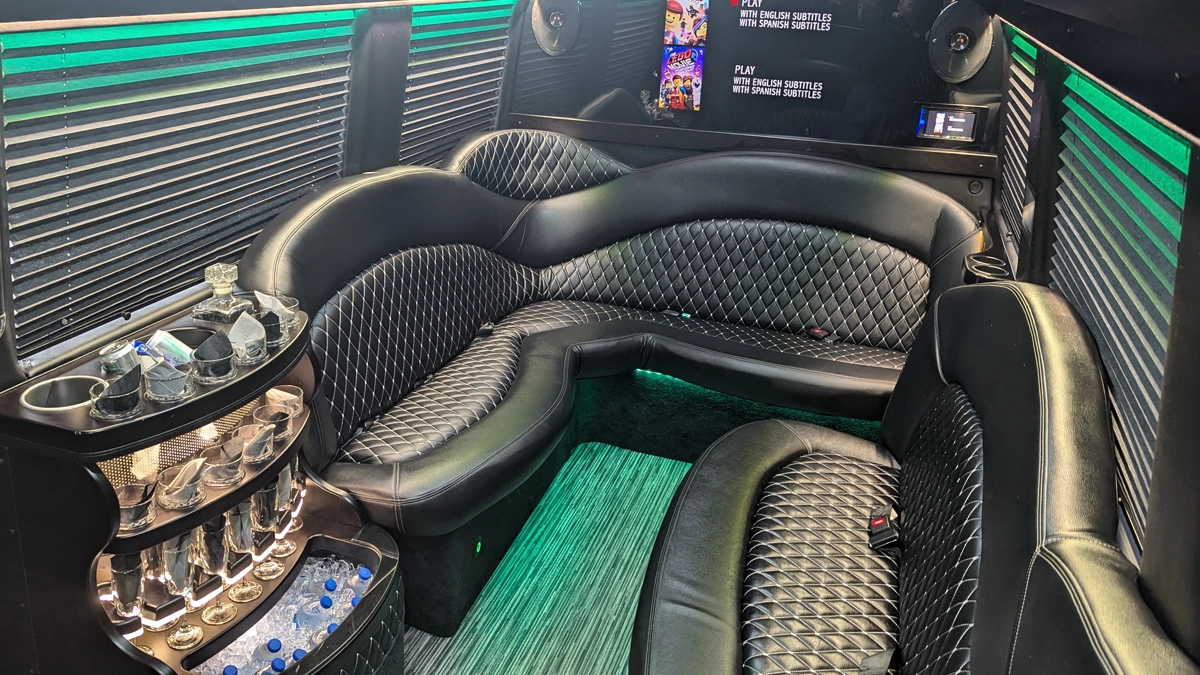 Inside Homecoming Limousine