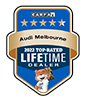 Audi Melbourne 2022 Top Rated Dealer