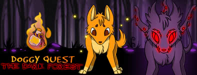 Play free game Doggy Quest : The Dark Forest