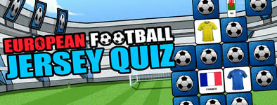 Play free game European Football Jersey Quiz