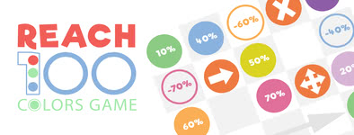 Play free game Reach 100 : Colors Game