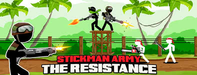 Play free game Stickman Army : The Resistance