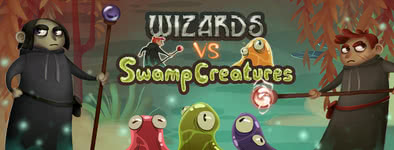 Play free game Wizards vs swamp creatures