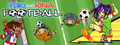 Play free game Yûki and Rina Football
