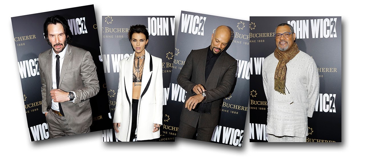 Carl F. Bucherer Shines at John Wick 2's Premiere - The Watch Guide