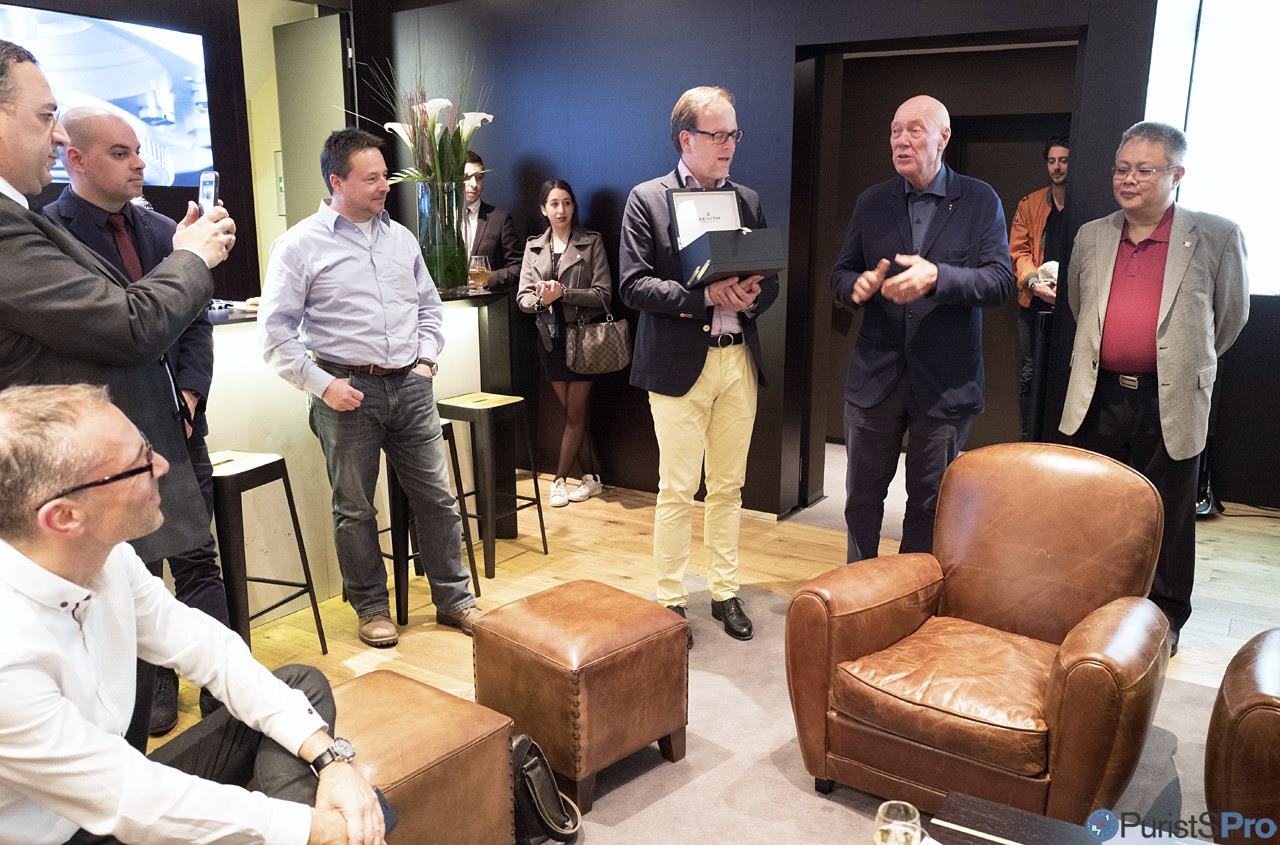 Horological Meandering - Zenith's CEO Jean-Claude Biver thanks the  PuristSPro community for the outstanding reception of the 15th Anniversary  Watch by Zenith!